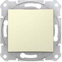 Выключатель без рамки Schneider Electric Sedna 1-кл. бежевый картинка